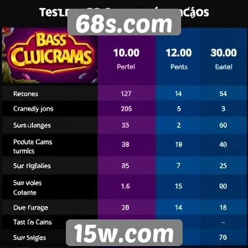 Comparação entre jogos oferecidos no 68s.com e concorrentes