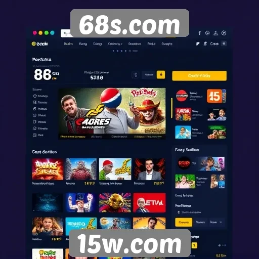 68s.com inova no design de interface de usuário